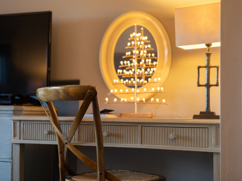 Bedroom christmas tree