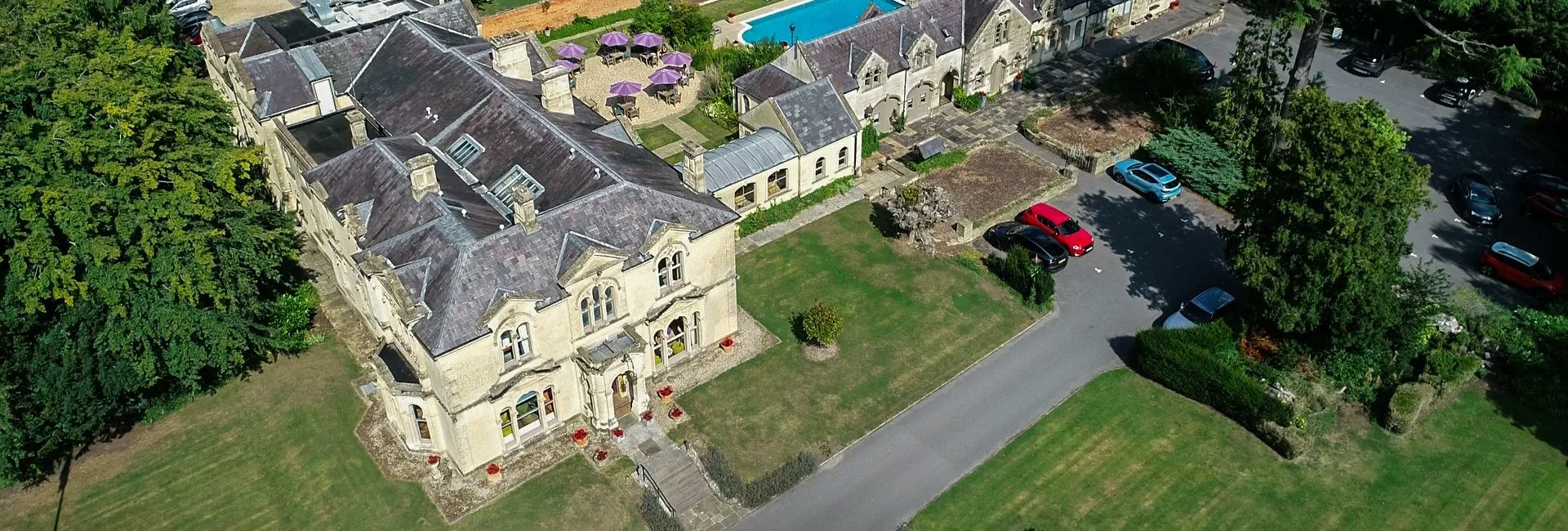 Beechfield House aerial view