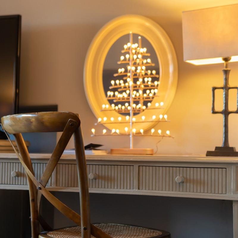 Bedroom christmas tree