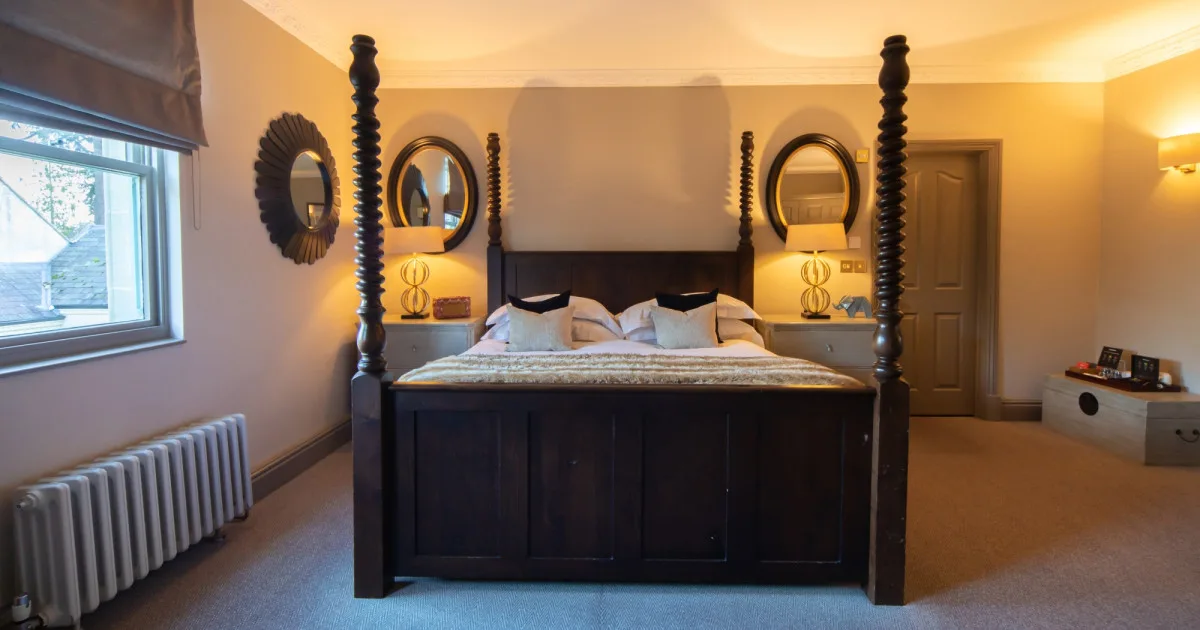 Fabulous room four poster bed