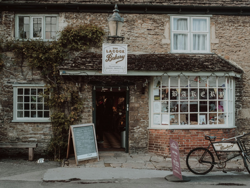 Lacock bakery Wiltshire
