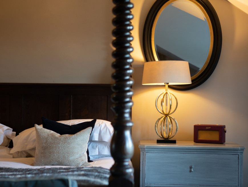 Fabulous four poster close up