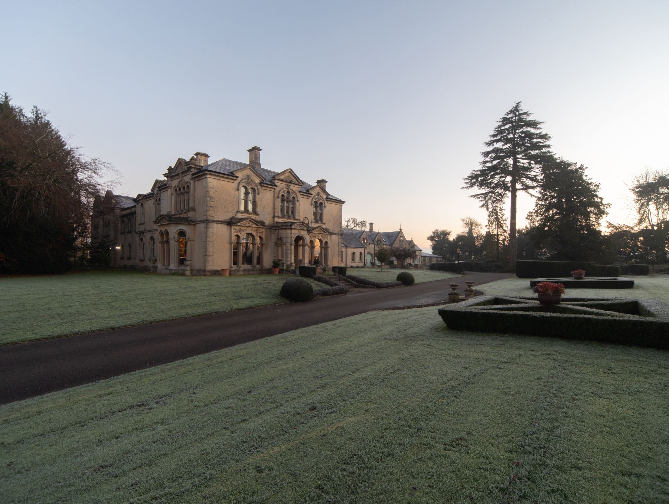 Frosty exterior Beechfield House