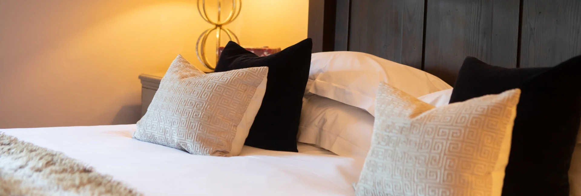 Fabulous room bed close up