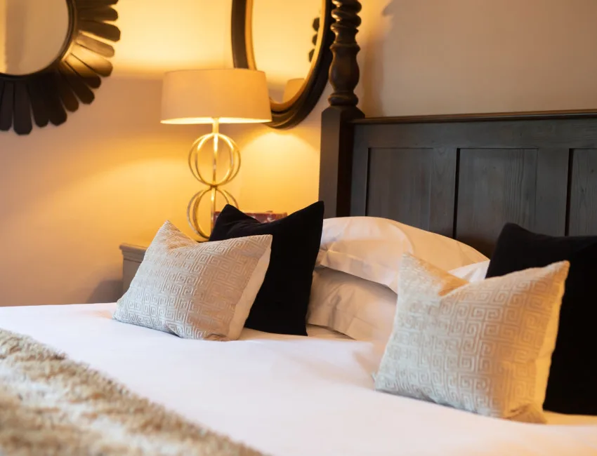 Fabulous room bed close up