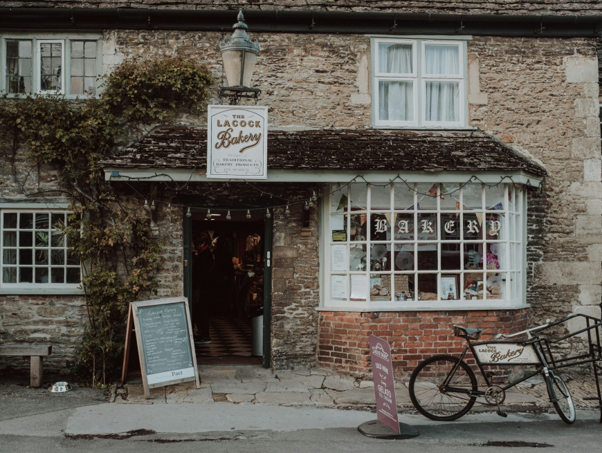 Lacock bakery Wiltshire