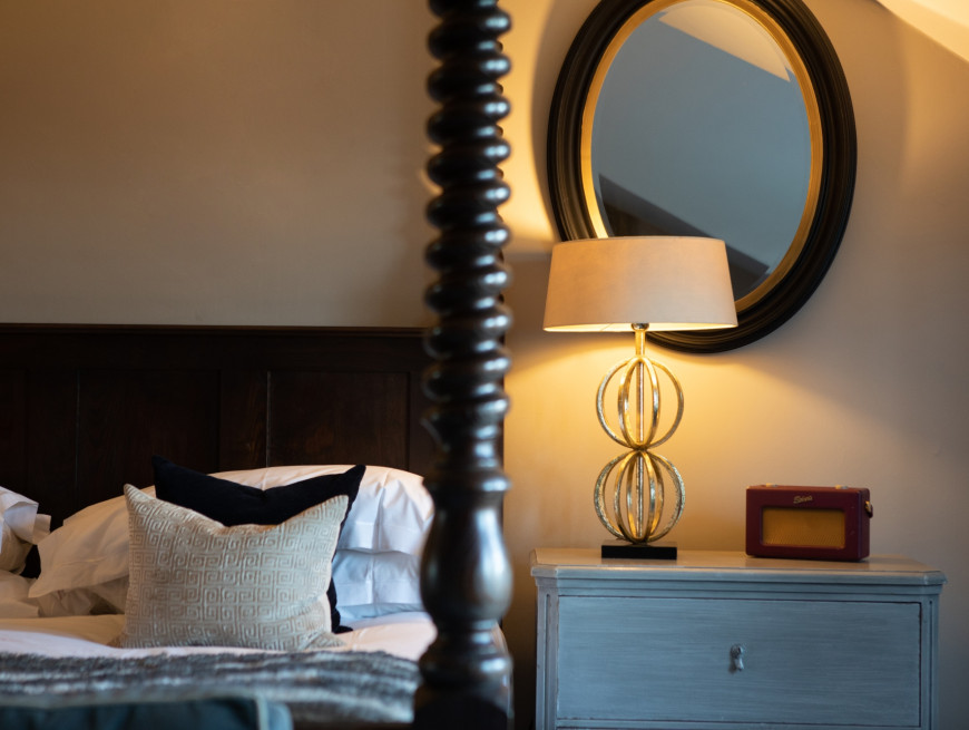 Fabulous four poster close up