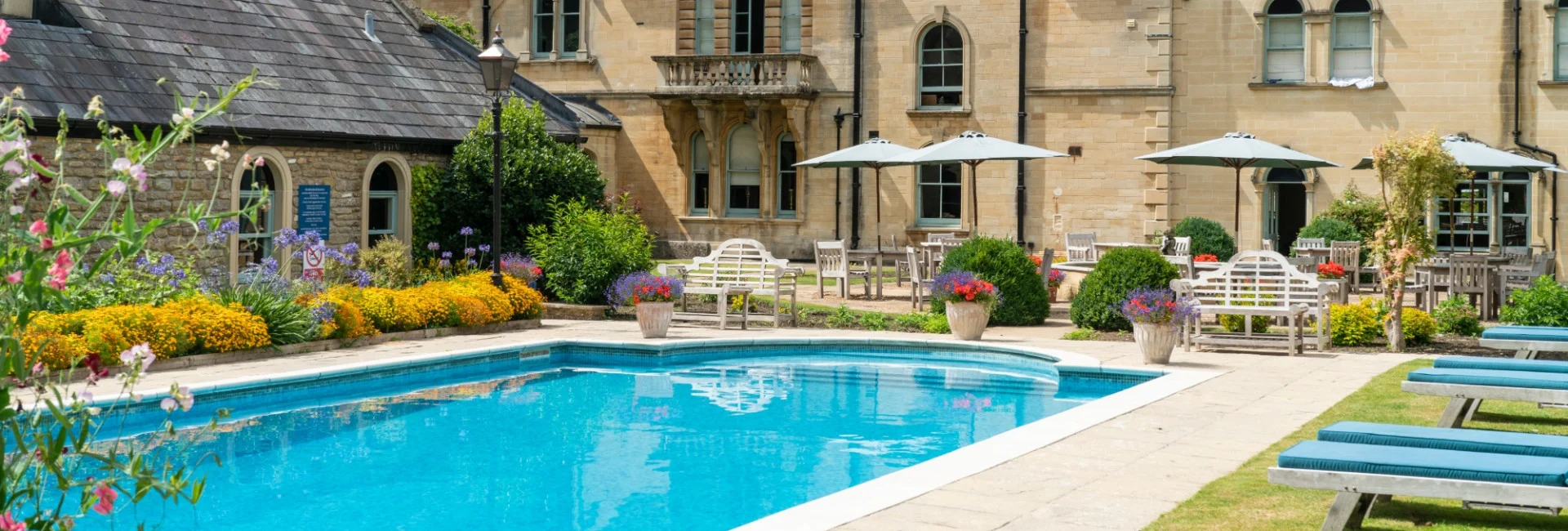 Pool day at Beechfield House